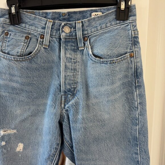 Levis White Oak Cone Denim Jeans Size 24/30 Color Blue - Picture 3 of 8